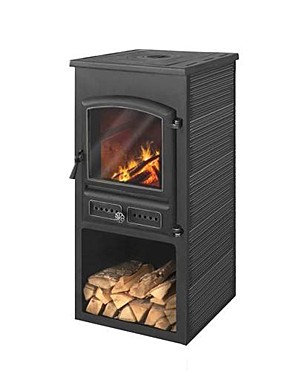 камин Aston 11 кВт 180м3 угловой амфиболит