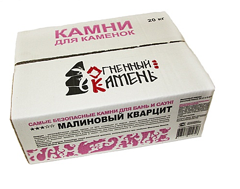 малиновый кварцит 20кг